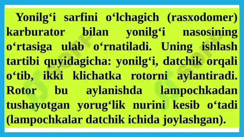 AVTOMOBIL DVIGATELINING YONILG‘I TA’MINOT TIZIMI 4