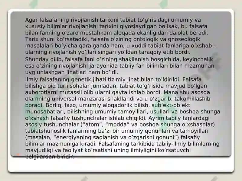 Falsafaning mohiyati va tarixi 4