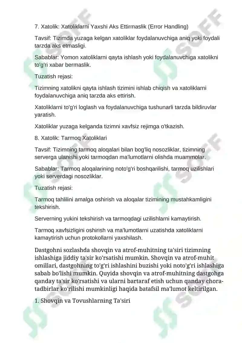 Xatolar nazariyasi 4