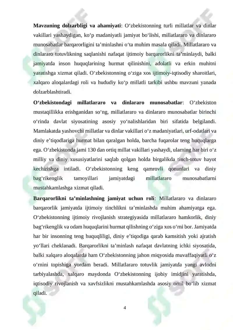 Oʻzbekistonda millatlararo va dinlararo munosabatlar 4
