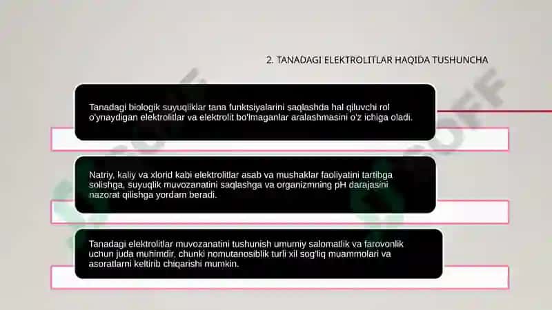 Biologik suyukliklar va elektrolitlar 4