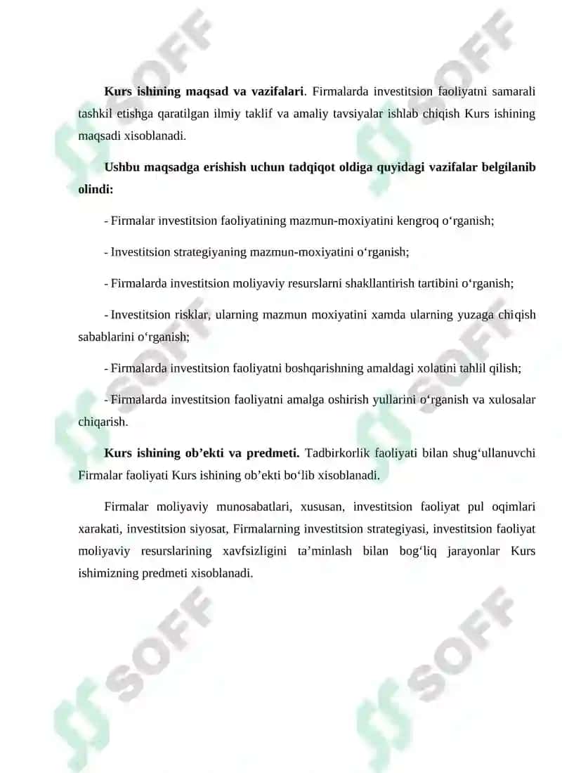 Investitsion faoliyatning samarali tashkili 4