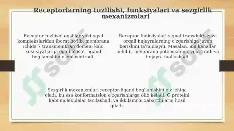 Sezgi organlari tomonidan tashqi signallarni qabul qilish 4