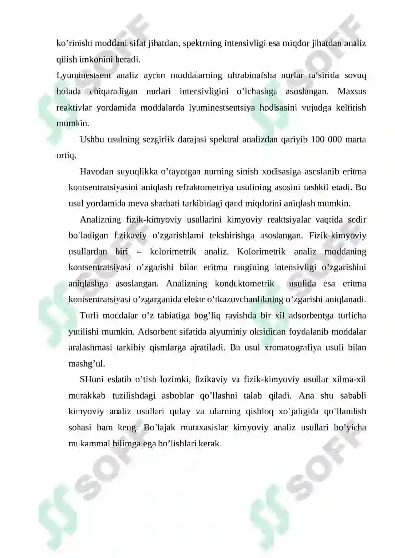 Analitik kimyo fani va uning usullari 4