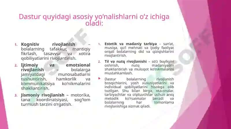 Maktabgacha ta’lim tashkilotlarida va oilada “Ilk qadam” Davlat o‘quv dasturini ta’lim-tar 4