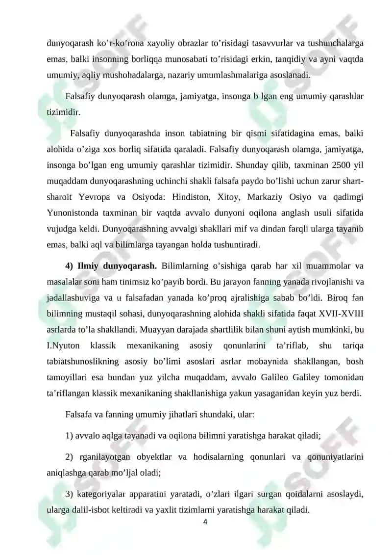 O`QUVCHILARDA ILMIY DUNYOQARASHNI SHAKLLANTIRISH 4