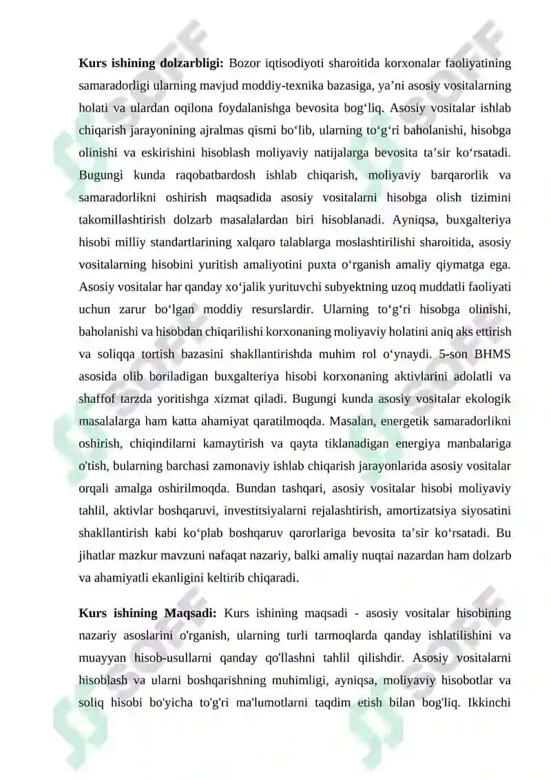 “ASOSIY VOSITALAR HISOBI” NOMLI 5-BHMS VA UNING MAZMUNI 4