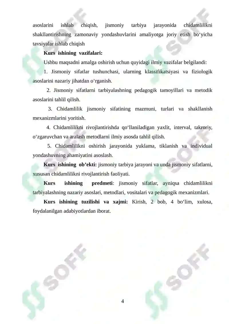 Chidamlilik jismoniy sifatini tarbiyalash 4