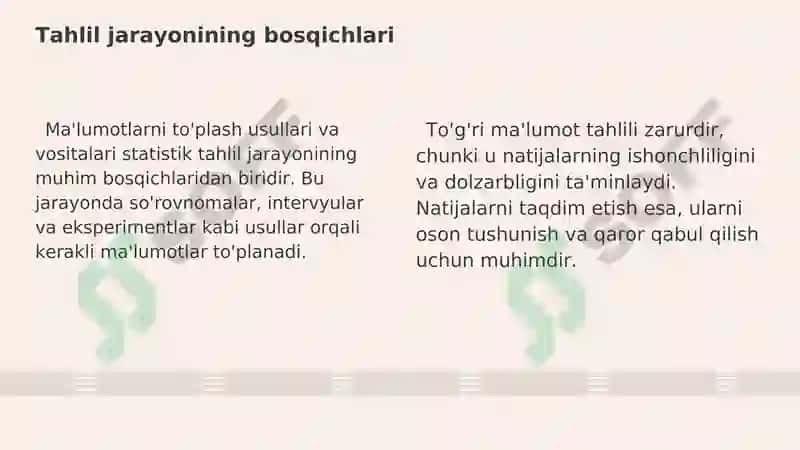 Statistik tahlil qilish vositasi 4