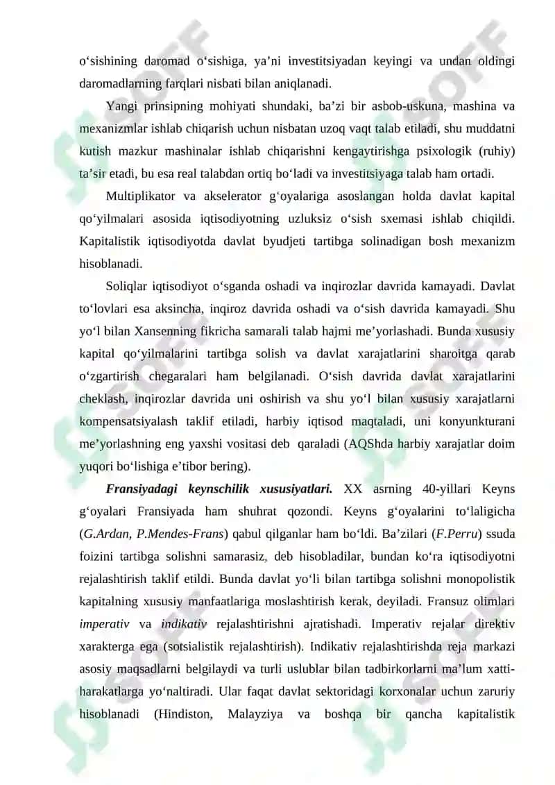 J.M. Keyns va keynschilik ta’limoti 4