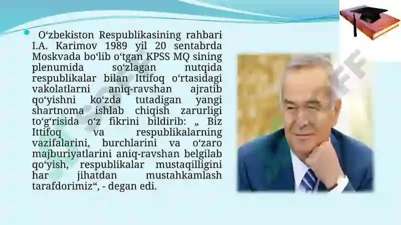 O'ZBEKISTON TANLAGAN MUSTAQIL RIVOJLANISH YO'LI VA UNING AHAMIYATI 4