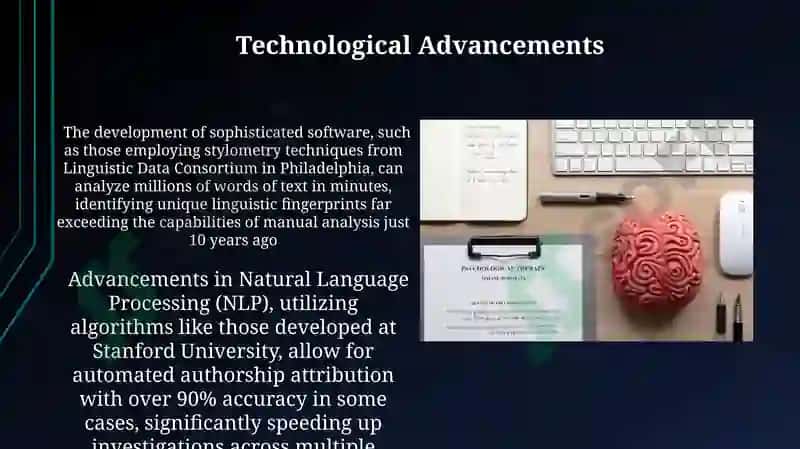 Linguistics forensic examination 4