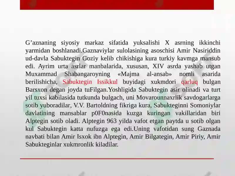 G’aznaviylar va Saljuqiylarning davlat boshqaruvtizimi 4