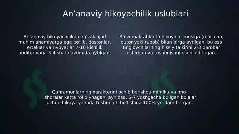 Hikoyachilik maktablari 4