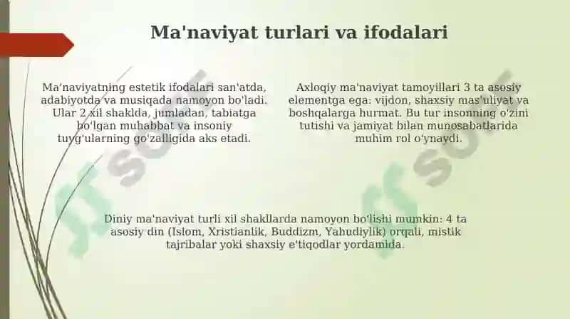 E'tiqod va ma'naviyat 4