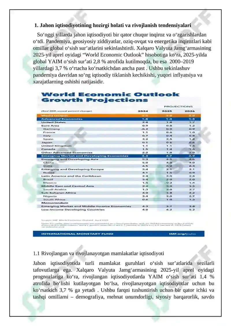 Jahonning global iqtisodiy muammolari 4