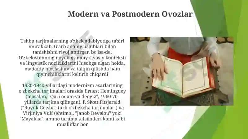 Gʻarb adabiyotidan oʻzbek tiliga tarjima qilingan asarlar 4
