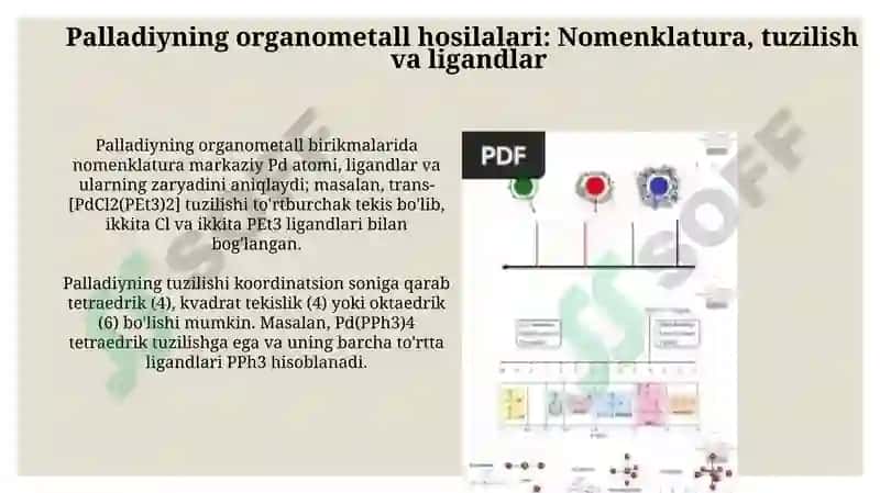 Oraliq metallarning hosil qilgan organik birikmalari 4