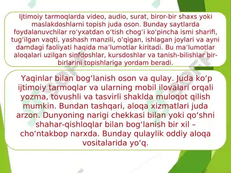 Ijtimoiy tarmoqlar va ularning axborotlar tarqatishdagi roʻli 4