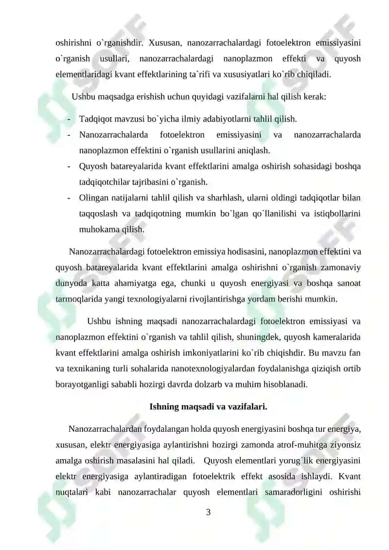 Nanotolali quyosh elementlari. Nanotolalar. Nanotolali sirtlar va ularning optik xususiyatlari. Nanotolali fotoelektrik energiya o‘zgartirgichlar 4