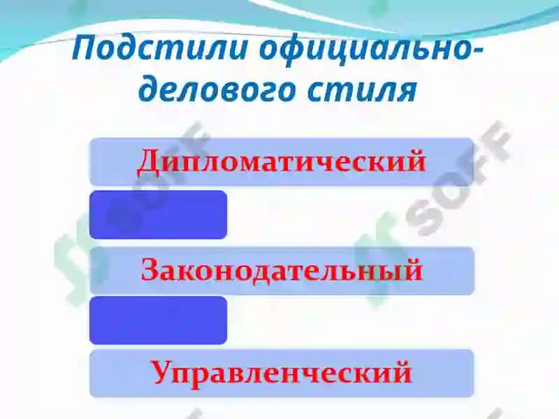 Официально-деловой стиль 4