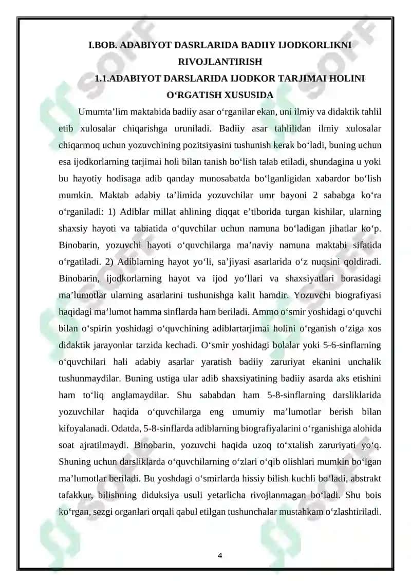 ADABIYOT DASRLARIDA BADIIY IJODKORLIKNI RIVOJLANTIRISH 4