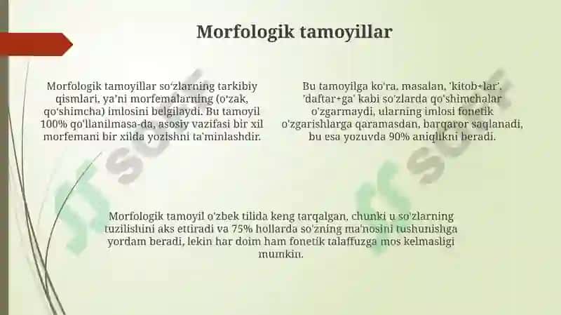 Orfografik tamoyillar 4