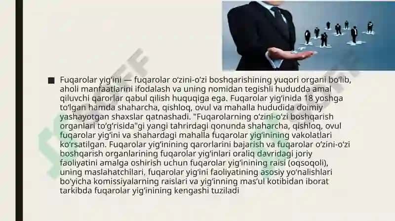 Yoshlarning o’z -o'zini boshqarish organlari faoliyatini o’rganish 4