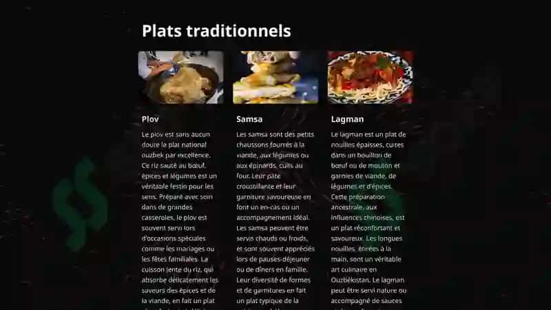 Introduction à la cuisine ouzbèke 4