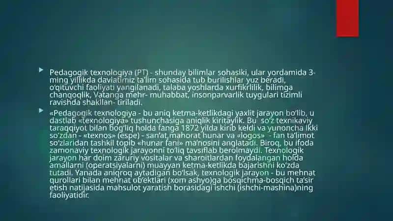Maktabgacha ta’limni o‘qitish texnologiyalari va loyihalashtirish fanining vazifalari 4