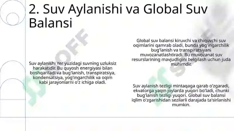 Gidrosfera va uning tarkibiy qismlari 4
