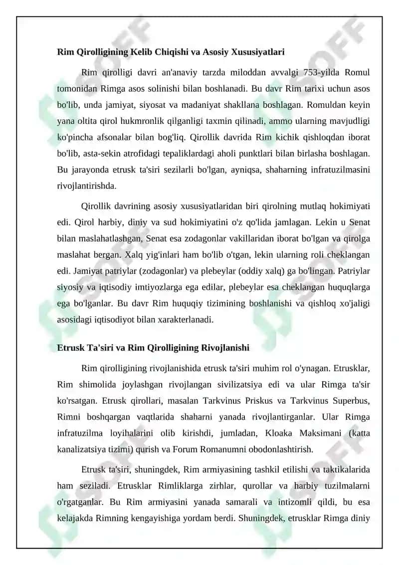 Qadimgi Rim davlatchiligi tarixi 4