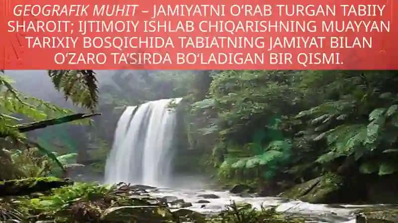 JAMIYAT VA TABIAT O‘RTASIDAGIMUNOSABATLAR 4