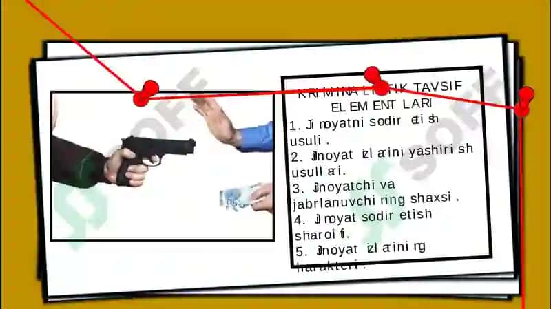 TOVLAMACHILIK  JINOYATLARINI TERGOV QILISH USLUBIYOTI 4
