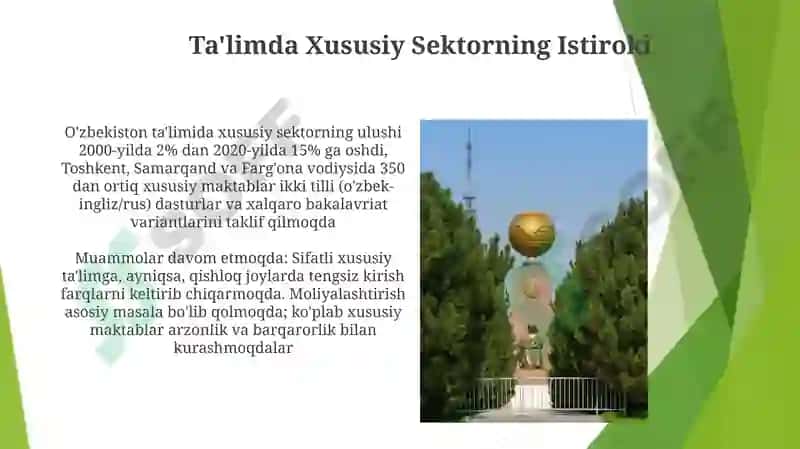 O'qituvchilarni tayyorlash va malakasini oshirish 4