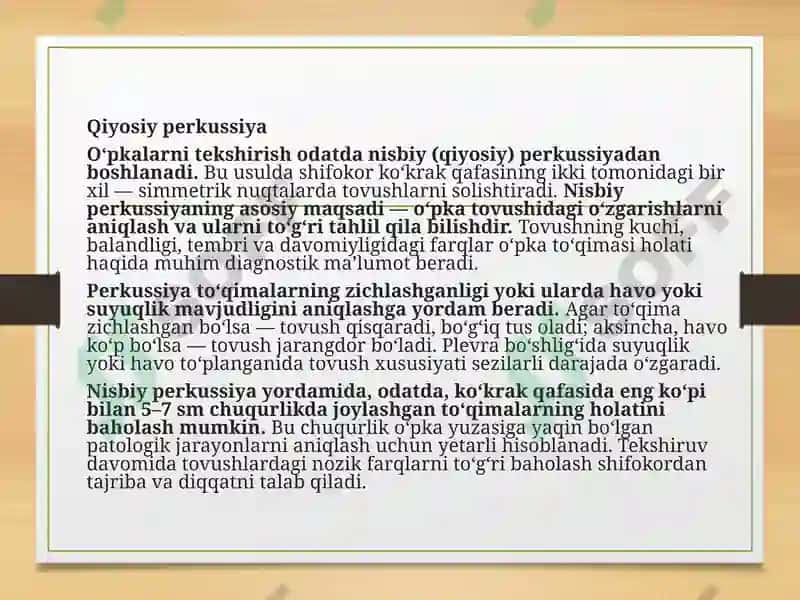 Amaliy ko’nikma o’pka perkusiyasi 4