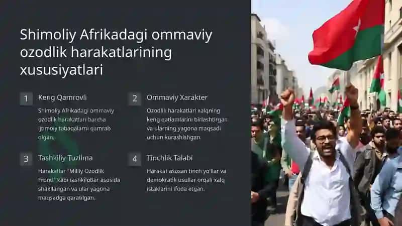 Shimoliy Afrika yangi davrning tarixiy shart sharoitlarida 4