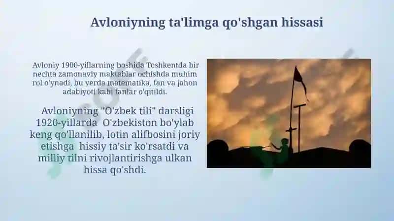 Avloniy asarlarining zamonaviy ahamiyati 4