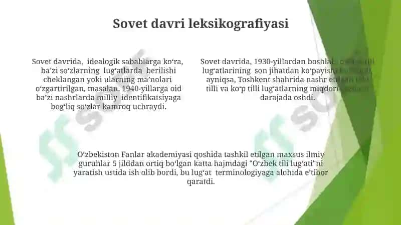 O'zbek lug'atchiligi tarixi 4