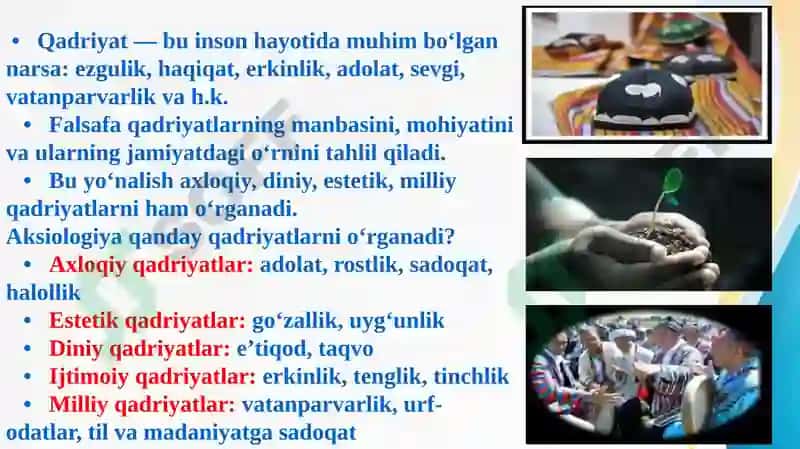 Qadriyatlar Falsafasi (Aksiologiya) 4