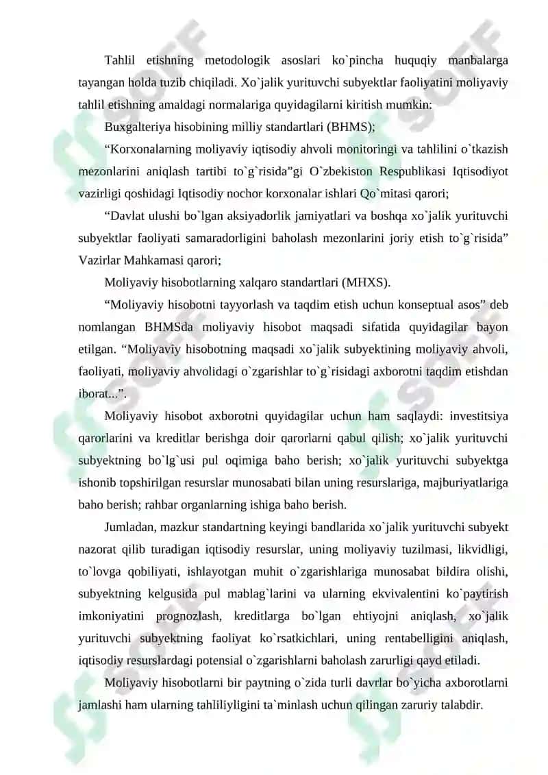 Moliyaviy tahlilni tashkil etish va axborot manbalari 4