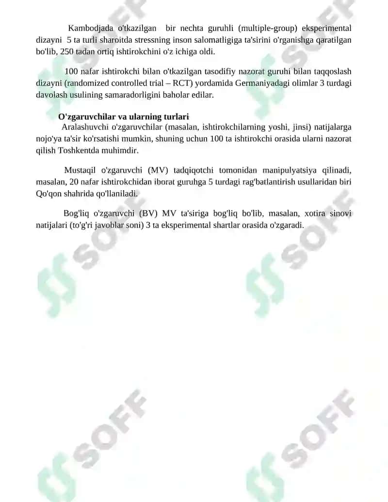 Psixalogik ekisprement jarayoni va uning asosiy xususiyatlari 4