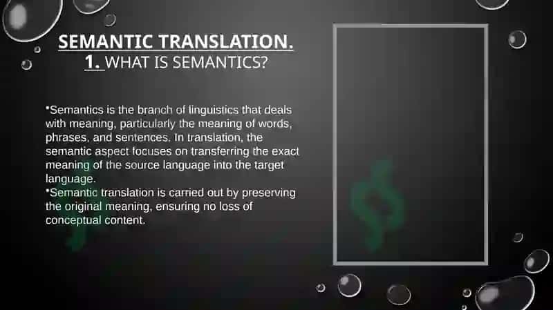 The semantic and pragmatic aspects of translation 4