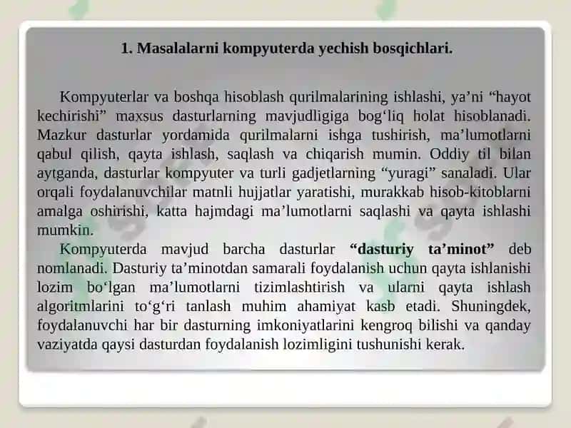 Zamonaviy dasturlash texnologiyalari 4