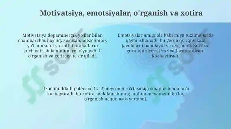 Xulq-atvorning psixofizalogik asoslari 4