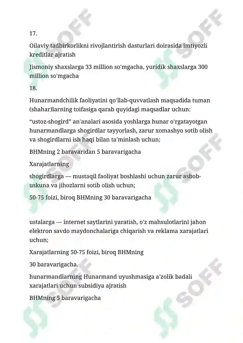 Hokim yordamchisi tomonidan shakllantiriladigan hujjatlar 4