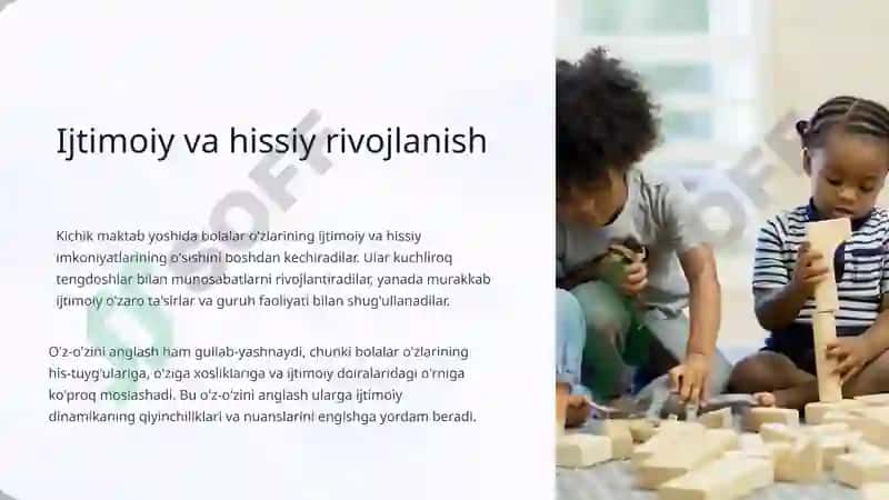 Kichik maktab yoshida vrida psixik rivojlanishning umumiy tavsi 4