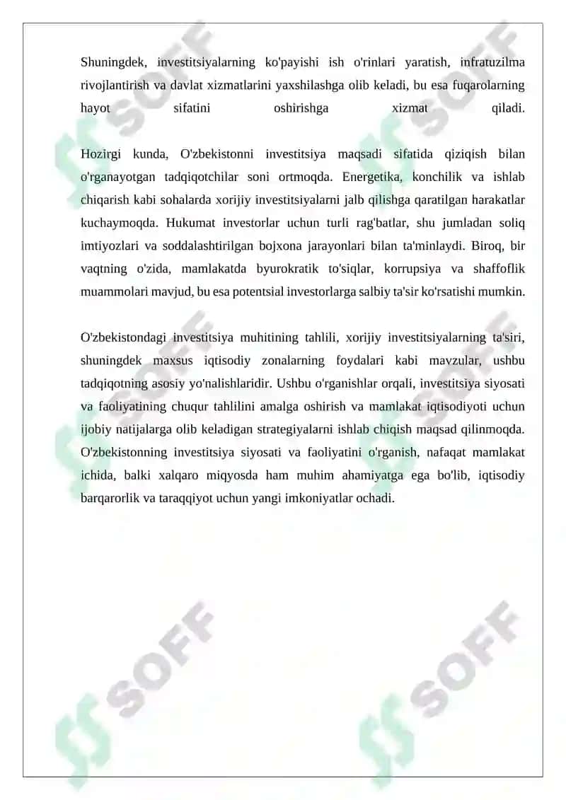 O'zbekistonda investitsiyalar va investitsion faoliyat 4