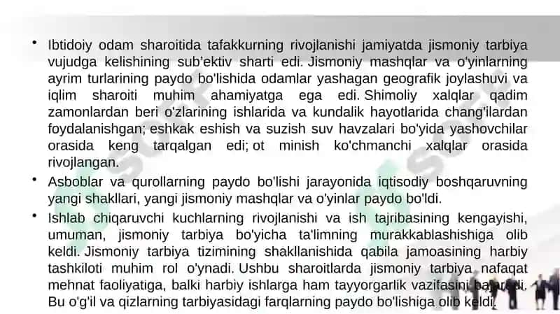 Jismoniy madaniyatning jamiyatdagi vazifalari va shkllari 4