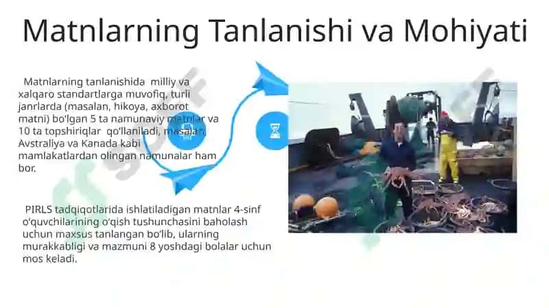 PIRLS tadqiqotlarida foydalanilgan matn va topshiriqlar 4